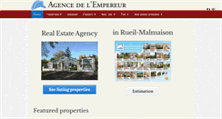 Desktop Screenshot of empereur-immobilier.com