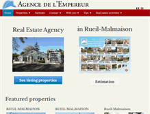 Tablet Screenshot of empereur-immobilier.com